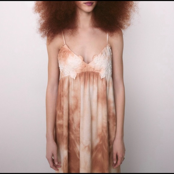 ZARA NWT TIE DYE MIDI DRESS S - Picture 3 of 9
